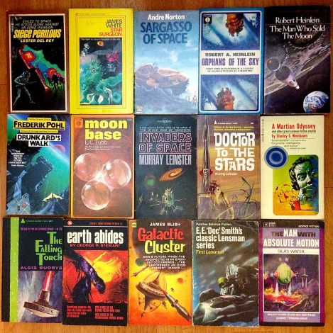 Classic SF paperbacks, yay!